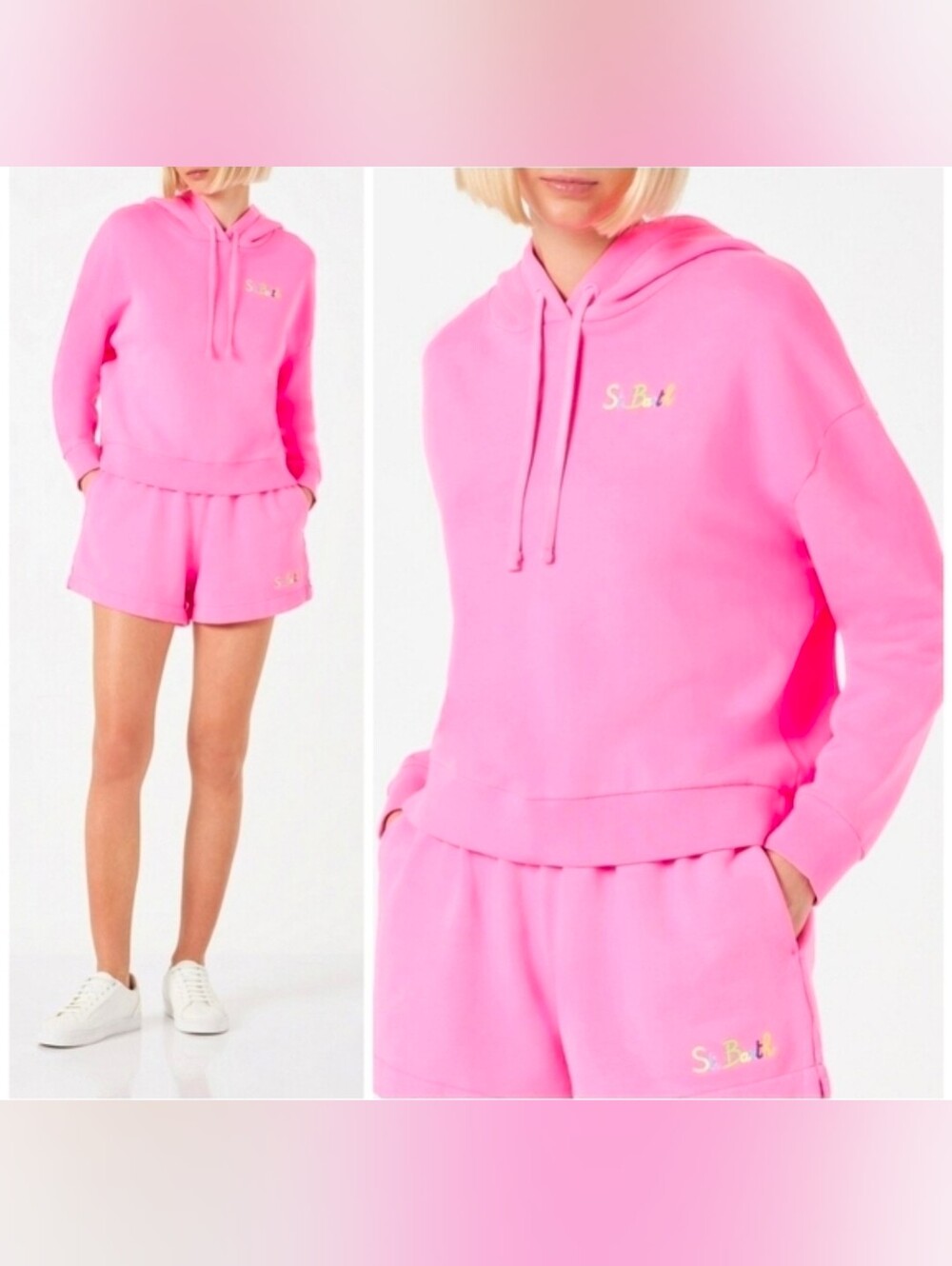 MC2 Saint Barth Cotton Bandanna Hoodie With St. Barth Embroidery